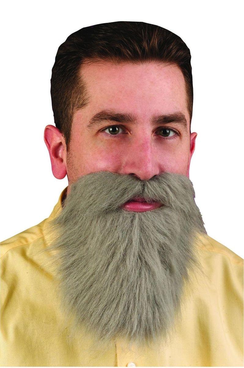 Grey Mustache & Long Beard Costume Accessory One Size eBay