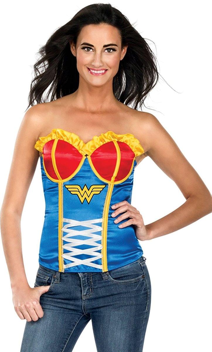 Dc Comics Wonder Woman Corset Adult Costume